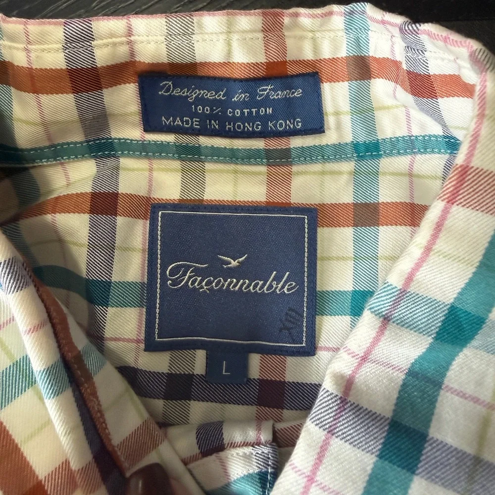 Faconnable classic plaid
